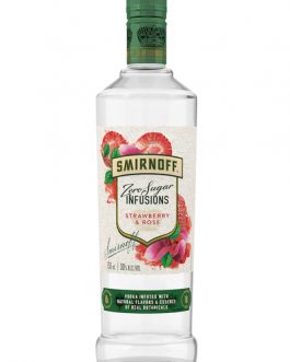 Smirnoff Zero Sugar Infusions Strawberry and Rose