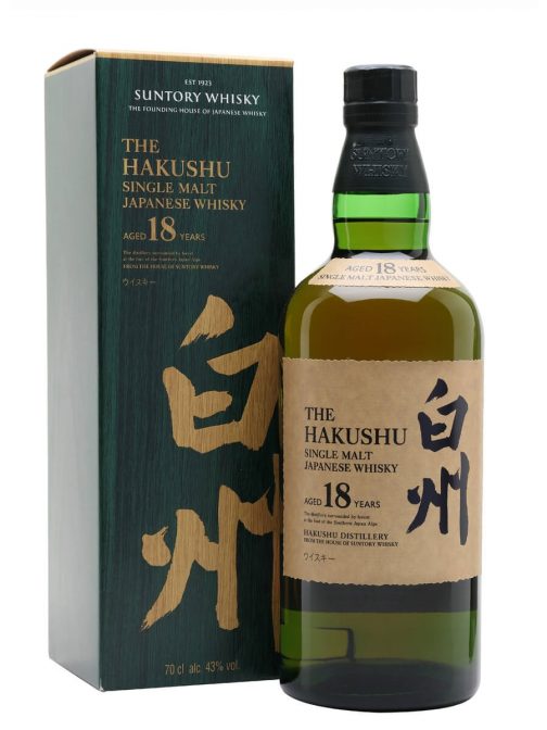 hakushu 18 year old single malt whisky