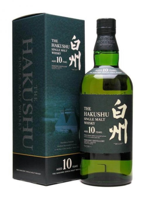 hakushu 10 year old single malt whisky