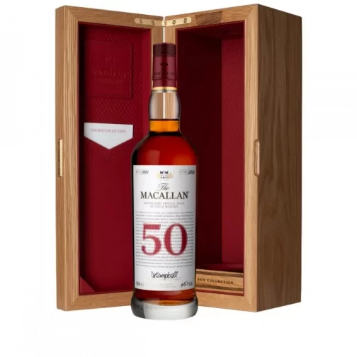 macallan 50 year old red collection whisky
